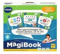 Pack de trois livres Vtech MagiBook Mes apprentissages de Grande Section E