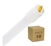 Pack de Tubes LED T8 G13 en Verre 120 cm Connexion Unilatérale 18W 120lm/W (10 unités) No Flicker 6000K Blanc froid Non