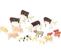 Pack De Valeur D'Animaux Mixtes 17 Pièces Échelle 1:32 Britains Farm 43096