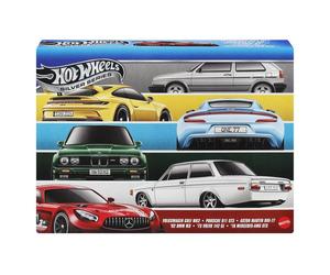 Pack de véhicules miniatures - HOT WHEELS - JLB25 - Multipack Euro Style - 6 véhicules die-cast - Marques européennes - Dès 3 ans