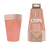 10 gobelets xl en carton 53cl - glitter rose - original cup gcpg53 Rose