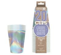 Pack de x20 Original Rainbow Cups Officiels | Gobelets Américains 53cl Irisés en Carton | Beer Pong Qualité Premium | Verres Recyclables Ultra Résistants | Apéro | House Party | OriginalCup®