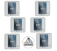 Pack de Zone EasyZone Airzone Filaire Taille L - Clim Gainable