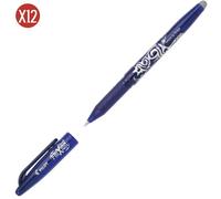Pack de12 stylos Kinvara Pilot Frixion Ball Bleu TU