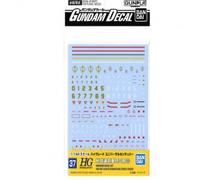 Pack Décalcomanies Gundam Gunpla - 37 Earth Federation Ms 2 Hg 1/144