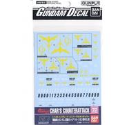 Pack Décalcomanies Gundam Gunpla - 72 Char S Counterattack Zeon Hg 1/144
