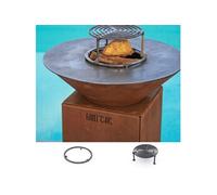 Pack Decouverte Brasero Auvergnat Corten Normal Rond 62 Simple Cuve