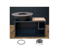 Pack Decouverte Brasero Traditionnel Aluminium 103 Noir Double Cuve
