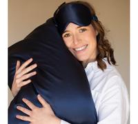 Pack découverte en soie bleu nuit 51x76