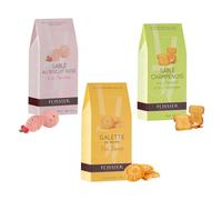 Pack Découverte FOSSIER : Sablés Champenois, Galettes de Reims & Biscuits Roses | L’art de la gourmandise rémoise