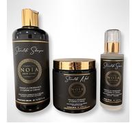 Pack découverte-TRIO Gamme Stimulate-Huile de ricin,Extrait d'Ail & Sésame-NOÏA HAIR[W80]
