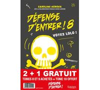 Pack Défense d'entrer! T08 - T09 + T10 offert - Caroline Héroux - Kennes - Les 3 As - Coffret - Jeux livres objets