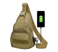 Pack d'élingue pour hommes - Sac à fronde des hommes | Sac à épaule | Pagieur de transporteur extérieur de l'utilitaire imperméable Sports en plein air | Small Sling Sac | Sac de randonnée de randonné