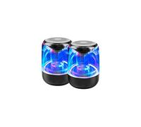 Pack d'enceintes We True Wireless Bluetooth Noir + Lecteur de carte Micro SD + Batterie 1000mAh