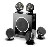 Enceintes Home-Cinéma 5.1 - Focal - Dôme Flax - Caisson de basse sans fil - Noir - Pack complet