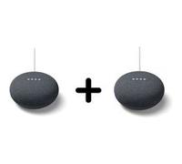 Pack d'enceintes intelligentes Google Nest Mini Assistant vocal Charbon Charbon G