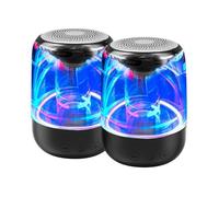 Pack d'enceintes We True Wireless Bluetooth Noir + Lecteur de carte Micro SD + Batterie 1000mAh