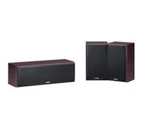 Pack d'enceintes Yamaha NS-P51 Bois Foncé composé d'une enceinte centrale et deux enceintes surround Marron E