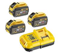 Pack énergie 54V/18V Flexvolt (3x9,0 Ah) + chargeur rapide DEWALT DCB118X3
