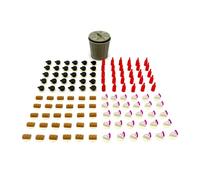 Pack d'extensions BG pour Grand Austria Hotel - 121 pièces | Accessoires de Jeu de société Premium | Jetons café, gâteau, Strudel et vin | Bac à dés et Plus Encore