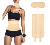 Pack D'Huile de Ricin,Compresse D'huile De Ricin,Castor Oil Pack,Kit de Pack D'Huile de Ricin (Ventre + Cou) pour Détox du Foie Abdominaux Et Améliore La Circulation Digestive(Huile Non Incluse)