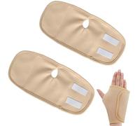 Pack D'Huile de Ricin pour Poignet, Kit D'Huile de Ricin en Coton Biologique, Castor Oil Packs avec Fermeture Réglable, Castor Oil Packs pour Foie, Aide à Dormir, Améliore la Circulation Sanguine