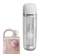 Pack d'hygiène buccale portable - Poignée ergonomique et mince - Étui de rangement respirant - Conseils de retrait | Support compact d'exfoliation des dents pour les vacances, l'hôtel, la salle de