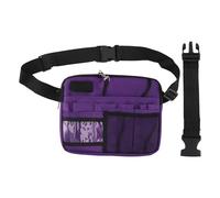 Pack d'infirmière Fanny, Portable Plusieurs Compartiments infirmières Pochette de Rangement de Rangement de la Ceinture de la Ceinture pour l'électricité et l'entretien médical (Violet)