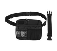 Pack d'infirmière Fanny, Portable Plusieurs Compartiments infirmières Pochette de Rangement de Rangement de la Ceinture de la Ceinture pour l'électricité et l'entretien médical (Noir)