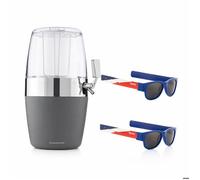 Pack Distributeur de boissons et lunettes - INNOVAGOODS - Freer - 4 L - Réfrigérant 2 bacs - Robinet anti-goutte