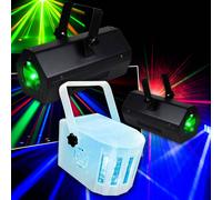 PACK DJ Light EFFET 56 LEDS RVAB JEUX DE LUMIÈRE LED + 1 DERBY RGBW + 2 GOBO FLOWER