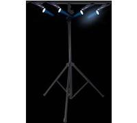 Varytec Pack DJ-LIGHT Portique + 4 jeux AIRSHIP RGBW 64 LEDS – Portique 110–280 cm, Auto/Strobe/Son