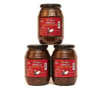 Pack d'oignon carAMélisé au viNAGRE de JEREZ x3/(1 kg) Chaque bouteille)