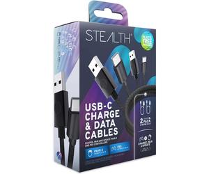 Pack double de câbles furtifs USB-C (sous licence pour PSVR2 et PS5)
