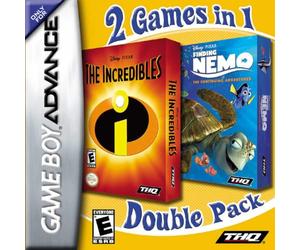 Pack double Finding Nemo / Incredibles - Game Boy Advance