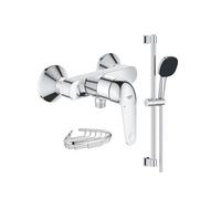 Pack douche mécanique Swift 2023 avec ensemble de douhe Vitalio Comfort 110 et panier porte-savon