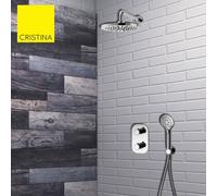 Pack douche mitigeur thermostatique encastré NEW DAY - CRISTINA ONDYNA XND8520