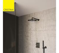 Pack douche thermostatique encastré BLACKMAT TRIVERDE - CRISTINA ONDYNA XTV85213