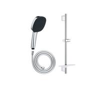 Pack douchette 2 jets Vitalio Comfort 110 + Barre 60cm Quickfix Vitalio Smartactive + Flexible 175cm VitalioFlex chromé