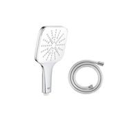 Pack Douchette Vitalio 3 jets Smartactive rectangulaire + Flexible 150 cm chromé