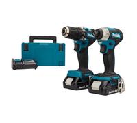 Pack d'outils MAKITA DLX2423AJ - 18V avec Perceuse DDF487 et Visseuse à chocs DTD157