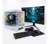 Pack DSGate PC Gamer Cloud Q - Intel Core i5-12400F - GeForce RTX 5060 8 Go - 16 Go DDR4 - SSD 1 To - Windows 11 + Écran 24,5 165 Hz + Combo G-LAB - Assemblé France