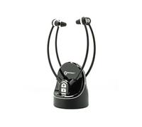 Pack Duo Casques TV Stéthoscopiques sans Fil avec Station de Charge Noir