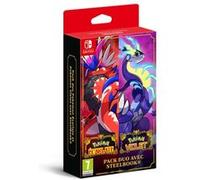 Pack Duo Pokémon Ecarlate et Violet avec SteelBook Nintendo Switch G