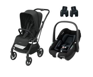 Pack duo poussette Leona 2 + siège-auto Pebble S