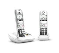 Pack Duo Téléphone Fixe Gigaset A660A Blanc Avec Répondeur