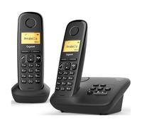 Gigaset Téléphone sans fil AL 170A Duo, avec répondeur - noir