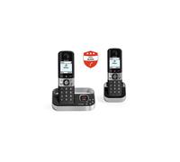 Pack DUO - Téléphones sans fil Alcatel F890 Voice Duo avec Blocage d'Appels Premium - Répondeur intégré - Téléphonie sénior