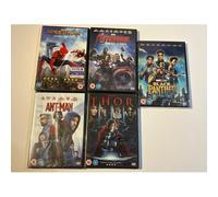 Pack Dvd Films Marvel: Thor, Spider-Man Homecoming, Black Panther, Ant-Man