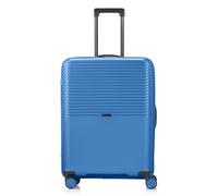 Pack Easy Jet 4 roues Valise cabine 64 cm avec soufflet d'extension bleu
